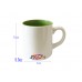 5.5oz  Ceramic Mug  with Inner Color